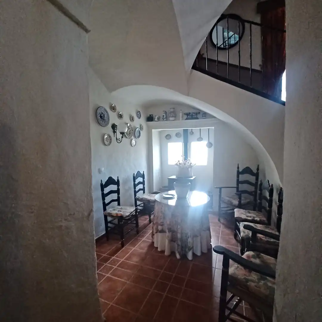 Comedor de Finca rústica en venta en Villanueva del Rosario con Jardín privado, Terraza y Trastero
