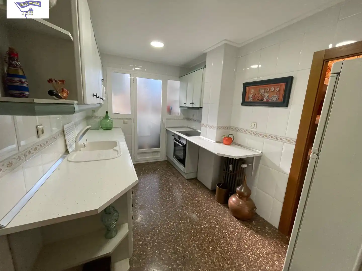 Kitchen of Flat for sale in Albacete  with Balcony