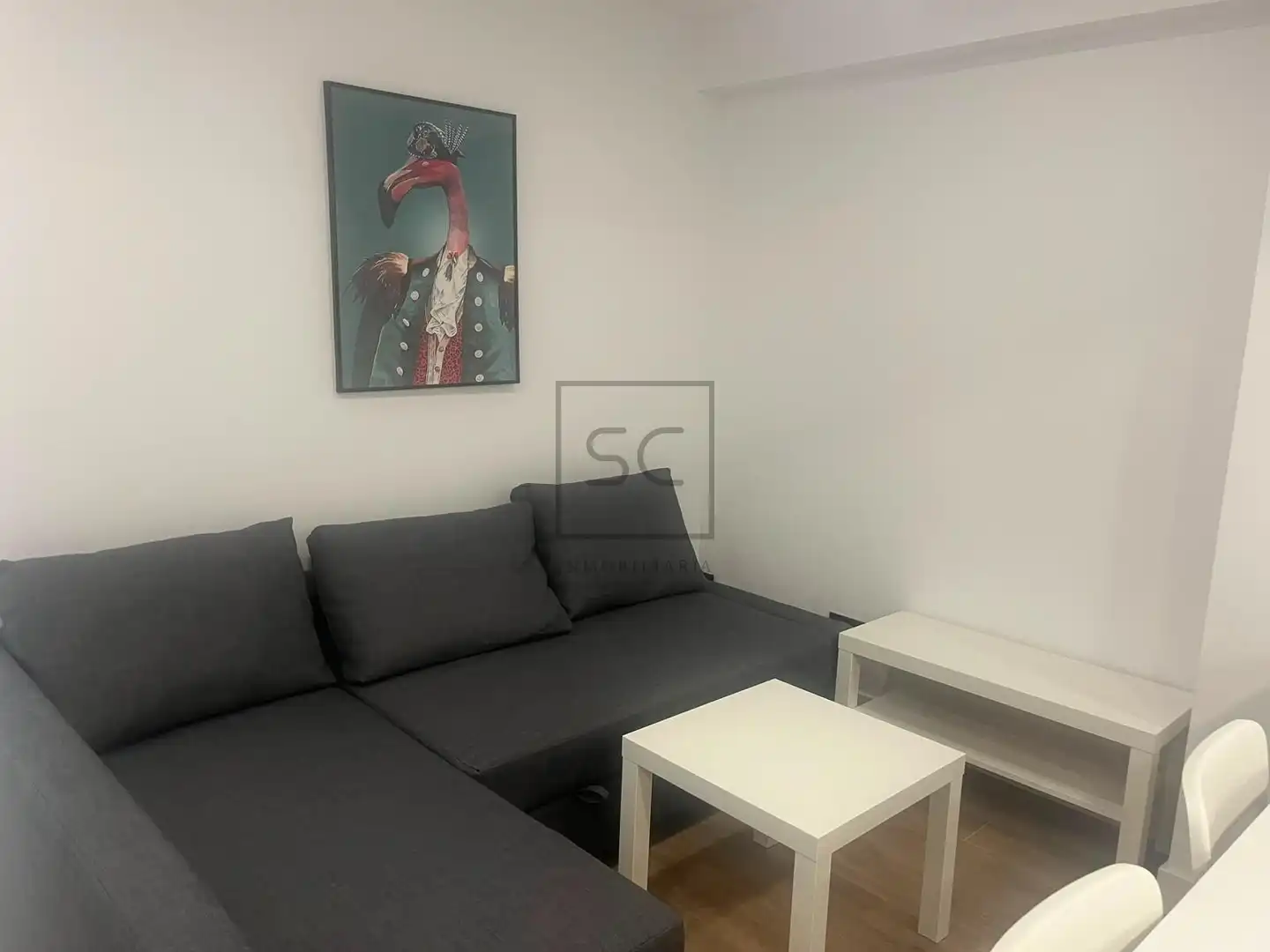 Sala d'estar de Pis de lloguer en Ferrol amb Moblat