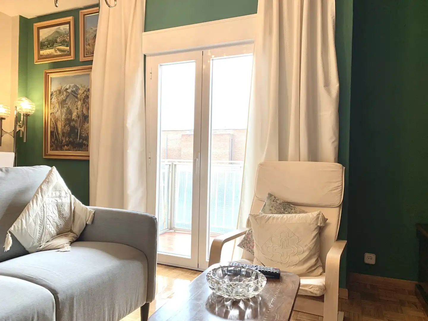 Balcony of Flat for rent in Madrid  with Heating, Parquet flooring and Terrace