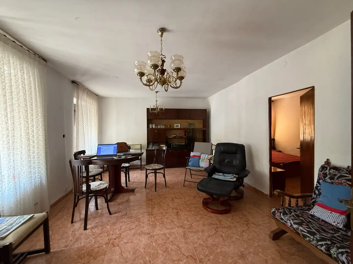 Sala de estar de Casa o chalet en venta en Boadilla de Rioseco con Amueblado, Horno y Lavadora