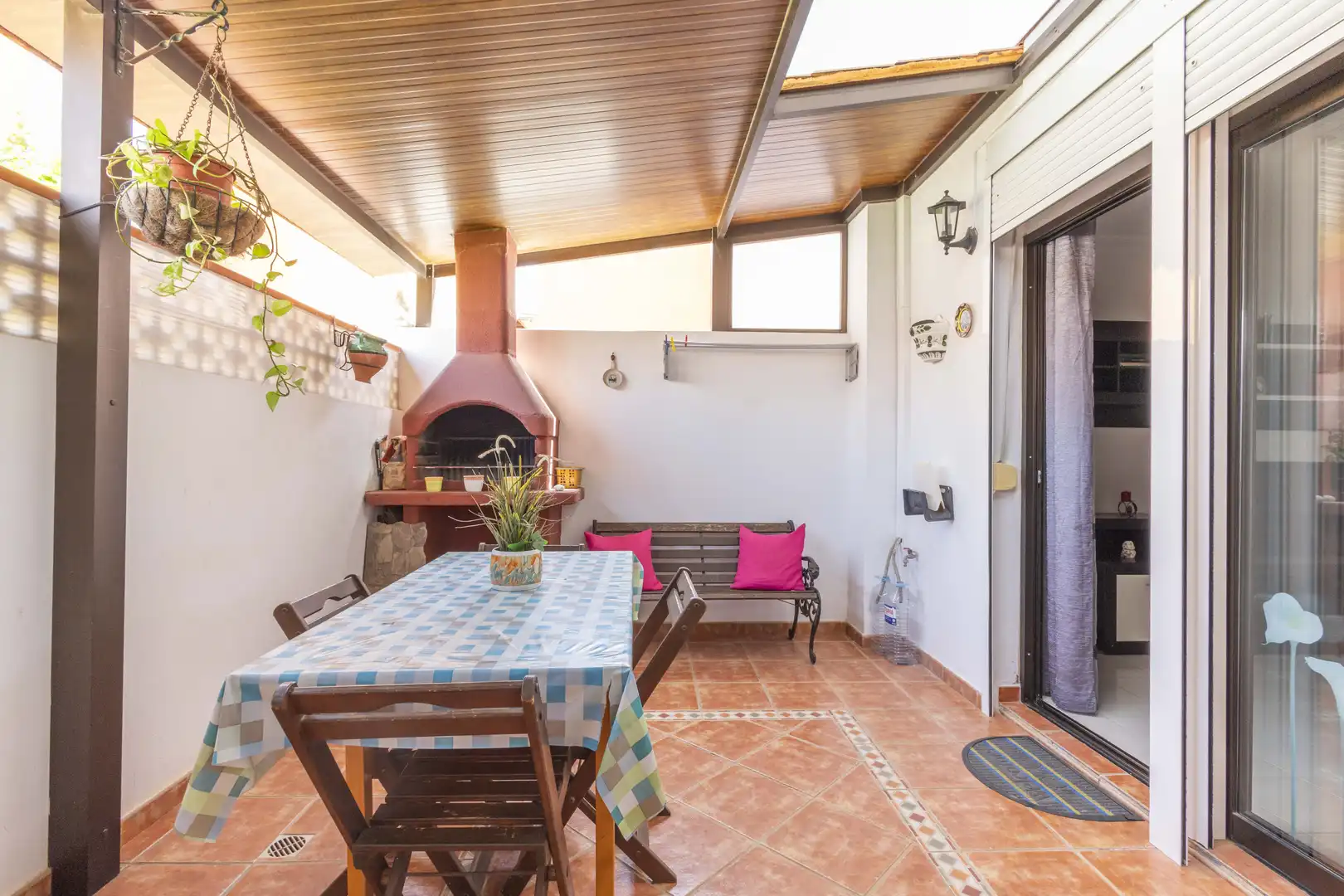 Terrassa de Casa adosada en venda en Granadilla de Abona amb Aire condicionat, Jardí privat i Terrassa