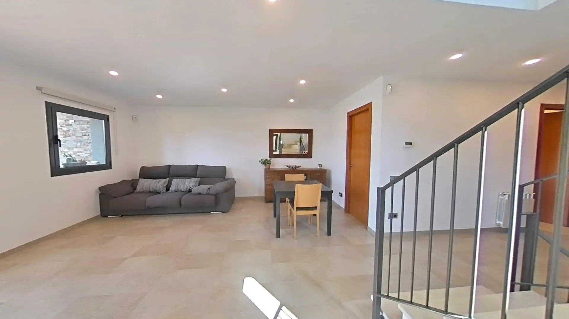 Sala d'estar de Casa o xalet en venda en Campins amb Calefacció, Jardí privat i Terrassa