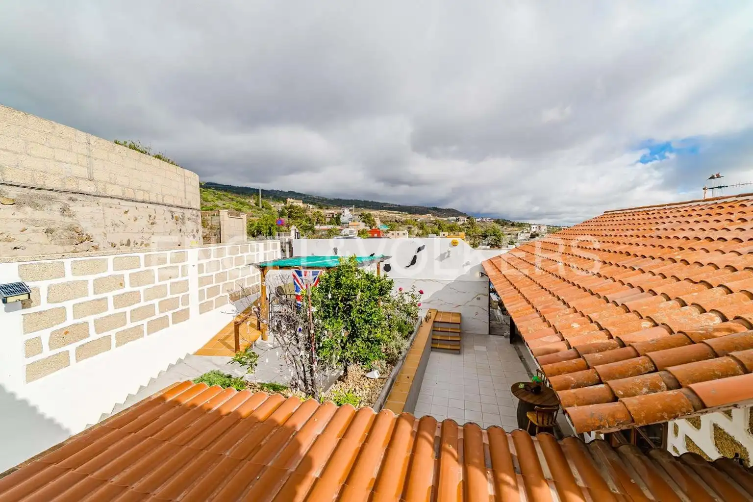 Exterior view of Houses for sale in Granadilla de Abona  with Terrace, Swimming Pool and Furnished