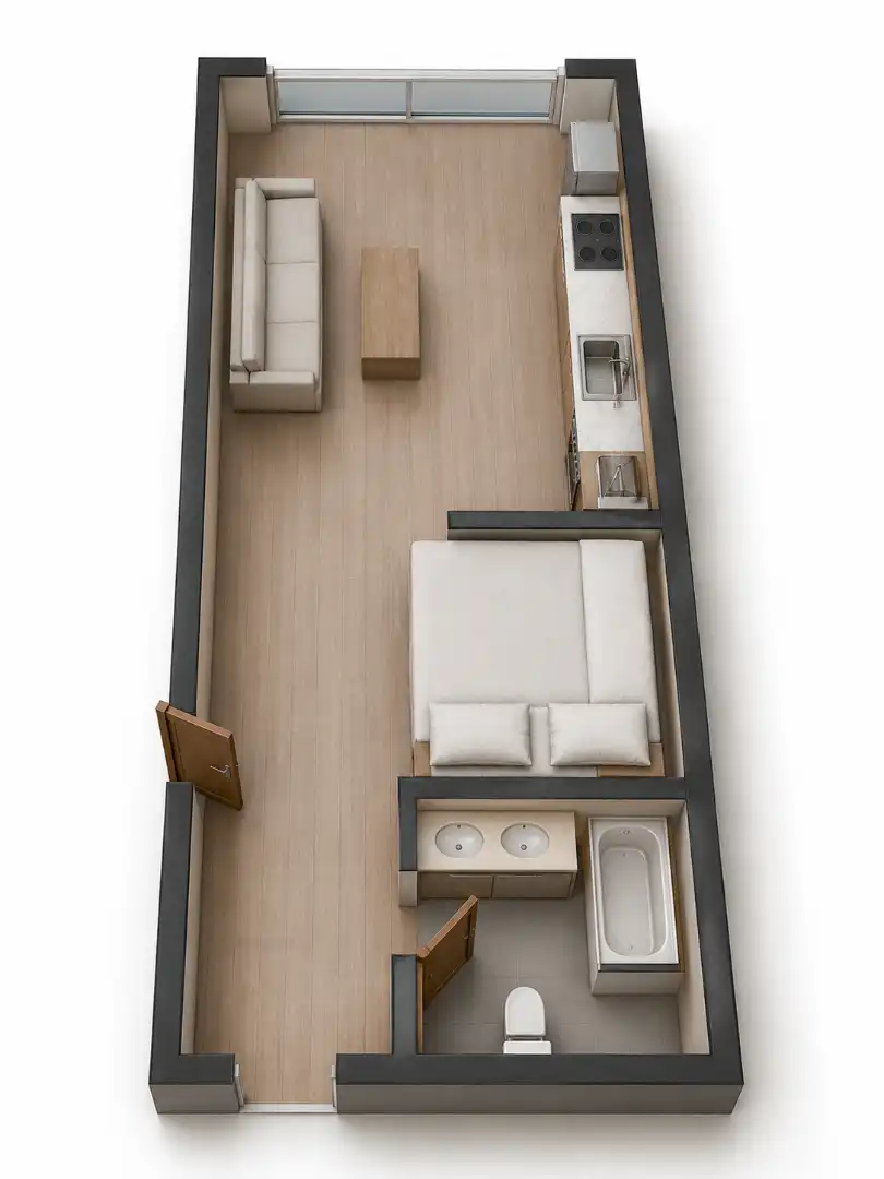 Habitación de Estudio en venta en Roses con Aire acondicionado, Parquet y Amueblado