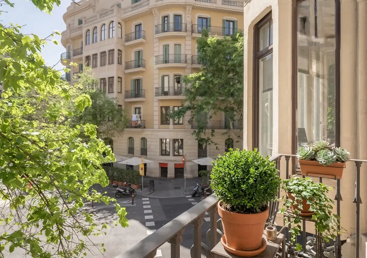 Vista exterior de Piso en venta en Barcelona con Aire acondicionado, Calefacción y Balcón