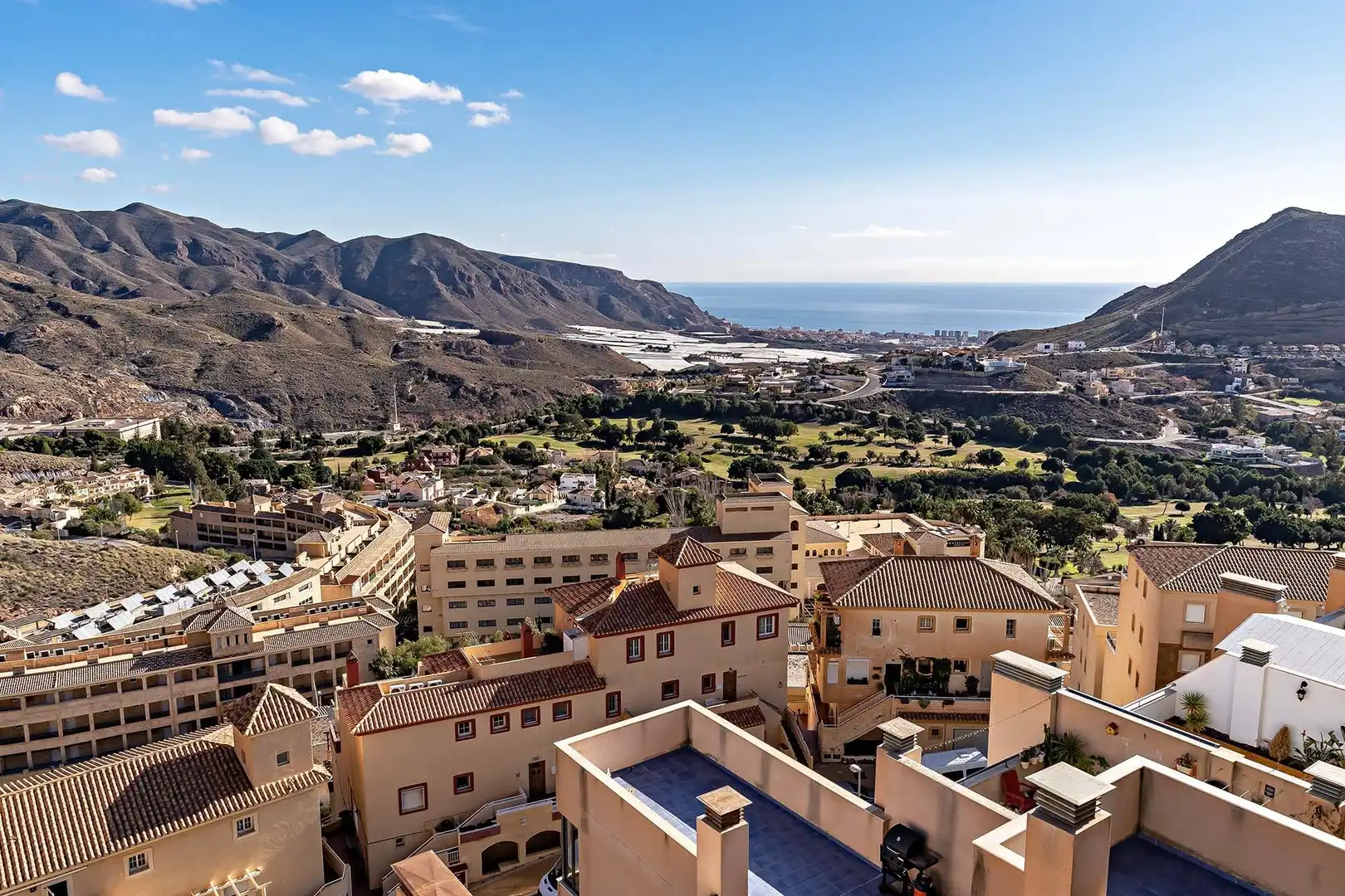 Exterior view of Flat for sale in Vícar  with Air Conditioner, Heating and Private garden