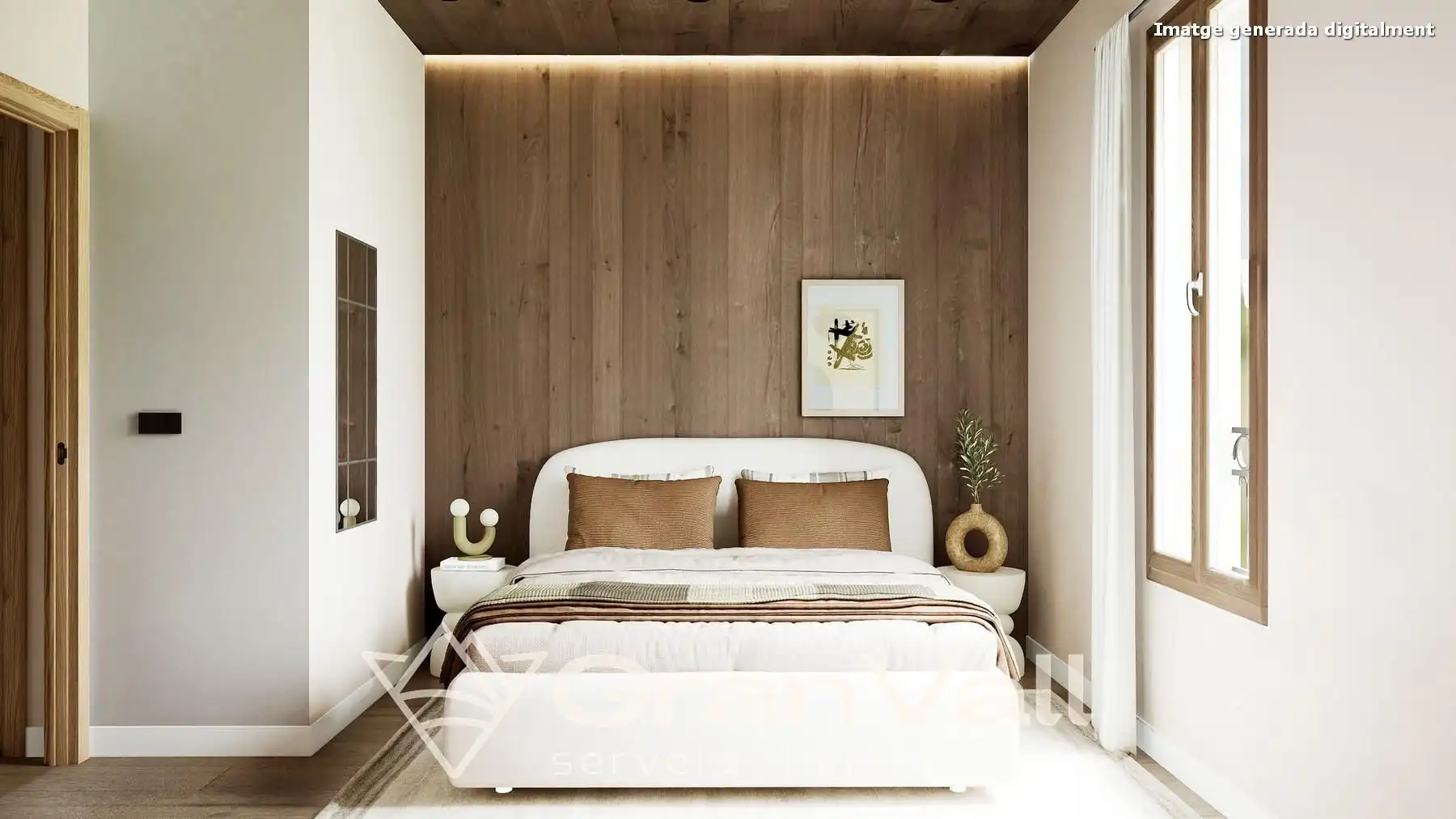 Bedroom of Apartments for sale in Puigcerdà  with Heating, Parquet flooring and Storage room