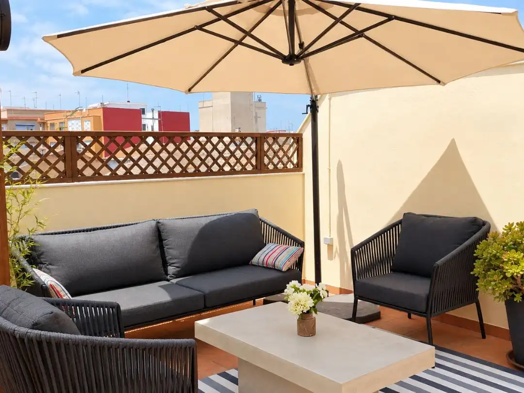 Terrace of Duplexes for sale in Moncada  with Air Conditioner, Terrace and Storage room