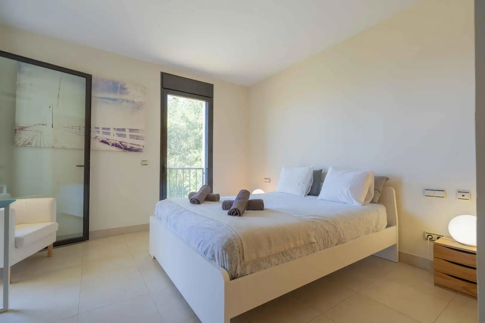 Dormitori de Apartament en venda en Marbella amb Aire condicionat, Calefacció i Jardí privat