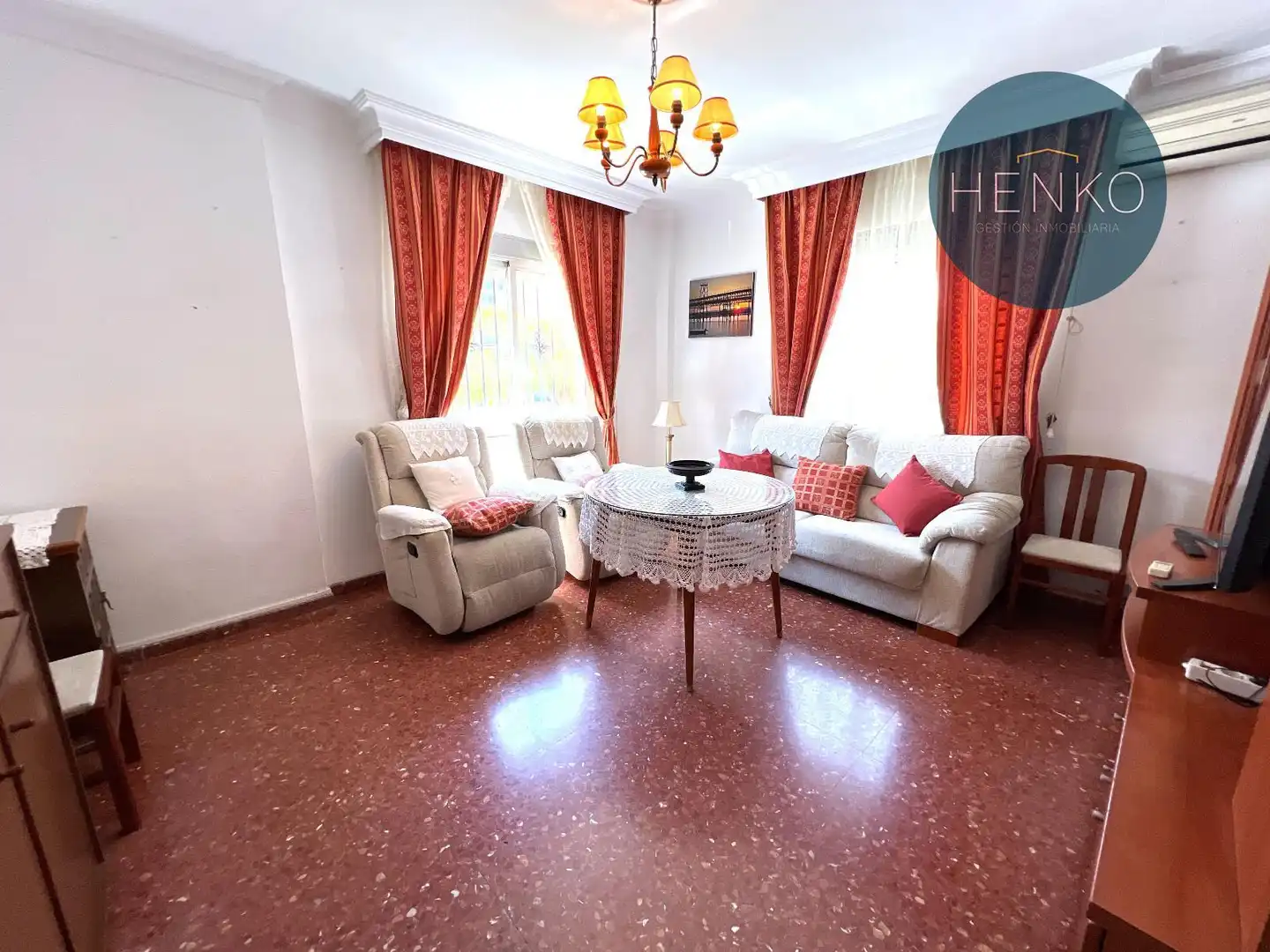 Sala de estar de Piso en venta en Huelva con Aire acondicionado, Calefacción y Terraza