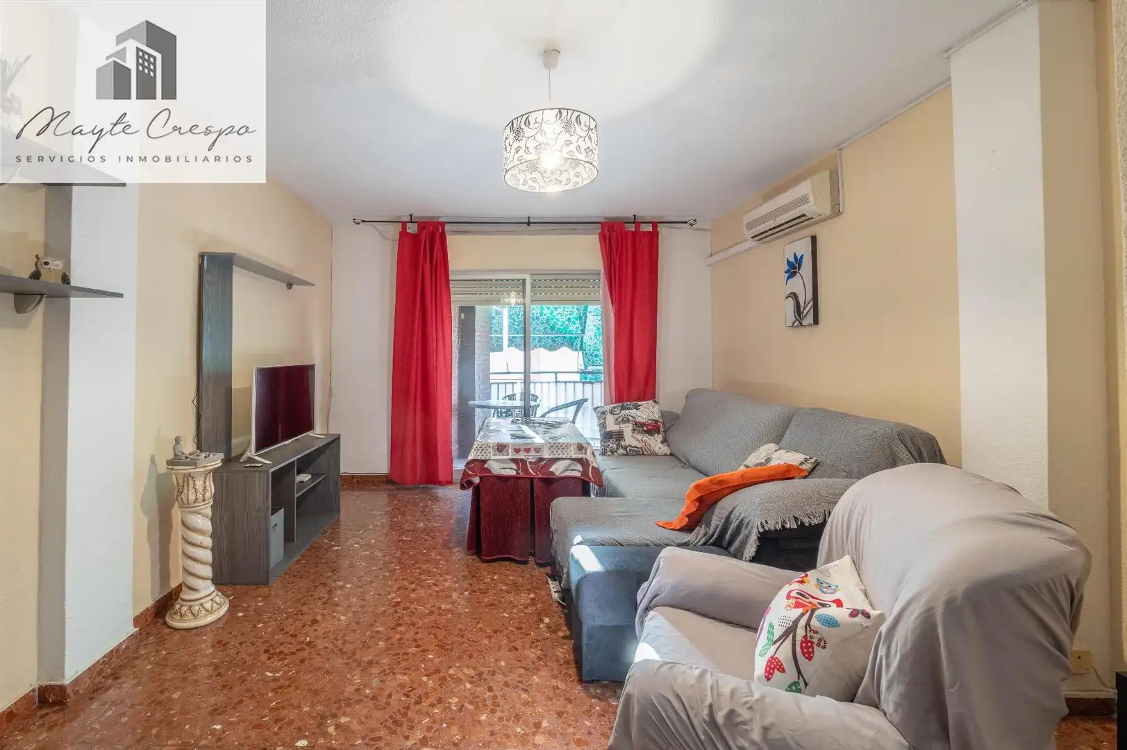 Sala de estar de Piso en venta en Maracena con Aire acondicionado, Amueblado y Balcón