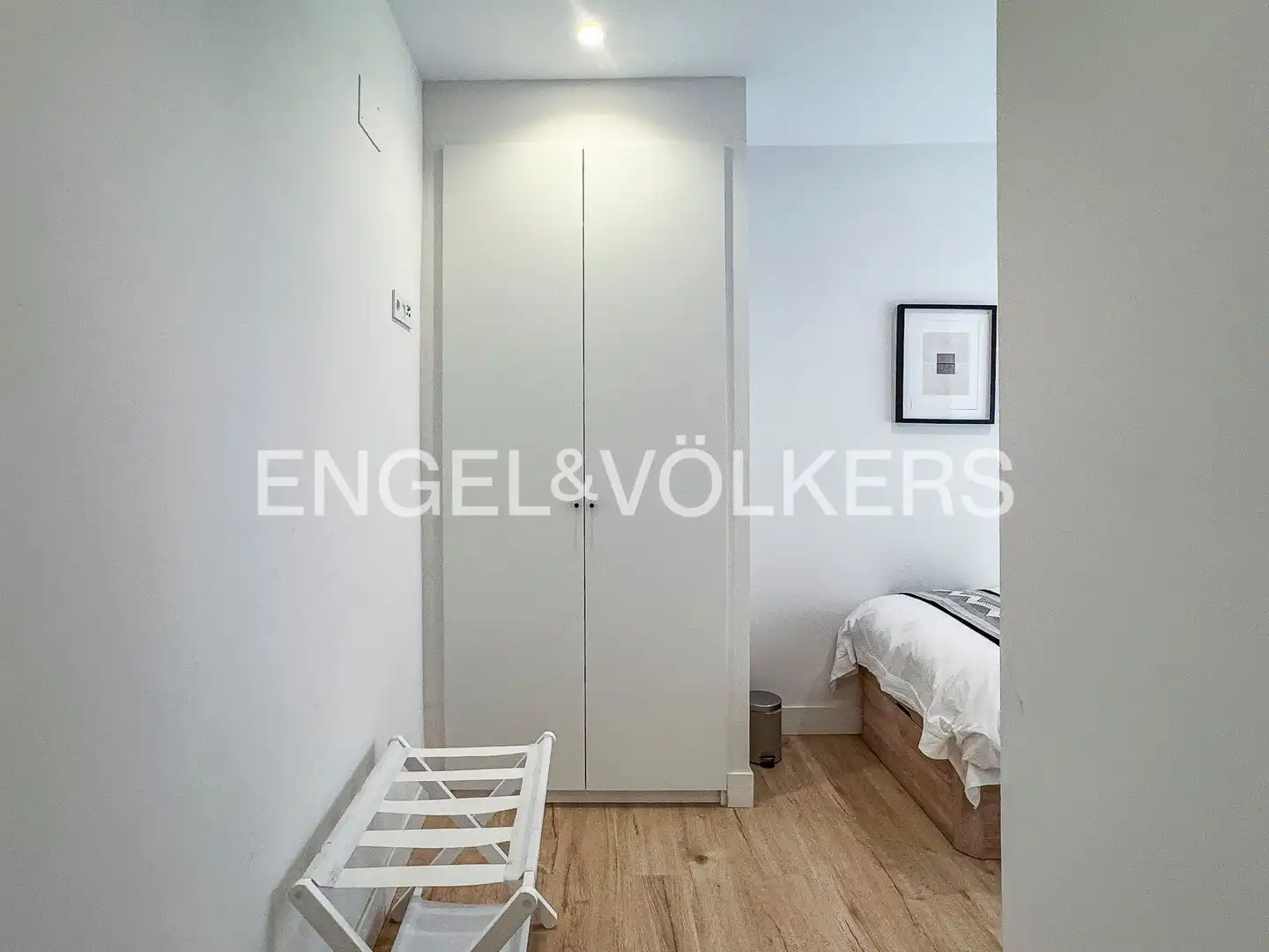 Bedroom of Flat for rent in Barcelona  with Air Conditioner, Heating and Parquet flooring