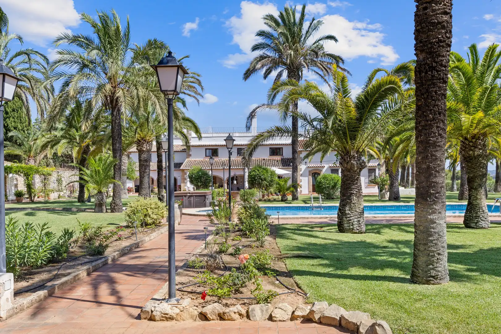 Garden of Houses for sale in Jávea / Xàbia  with Air Conditioner