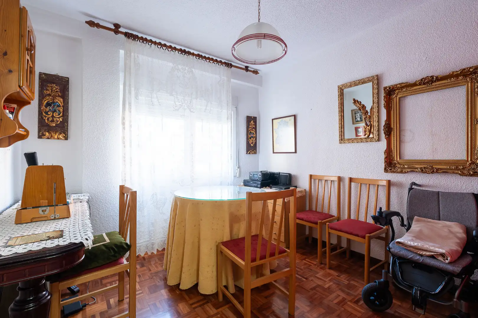 Dining room of Flat for sale in Madrid  with Heating, Private garden and Terrace
