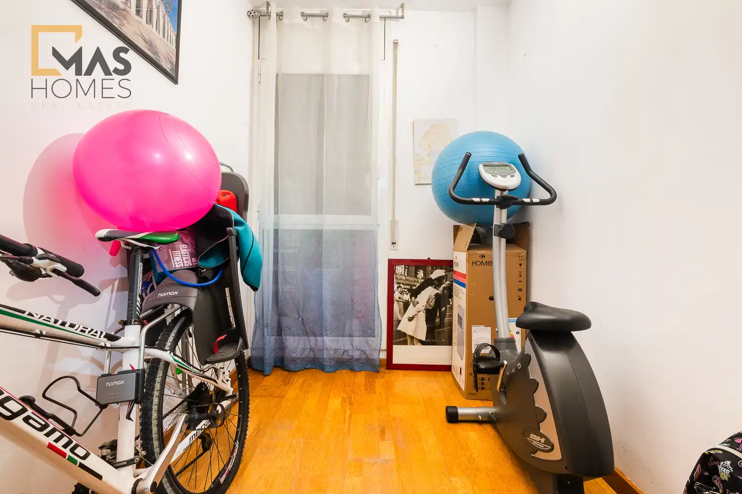 Schlafzimmer von Wohnung zum Verkauf in Terrassa mit Klimaanlage, Heizung und Terrasse