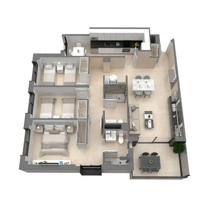 Apartamento en venta en Castellón de la Plana / Castelló de la Plana con Aire acondicionado, Jardín privado y Terraza