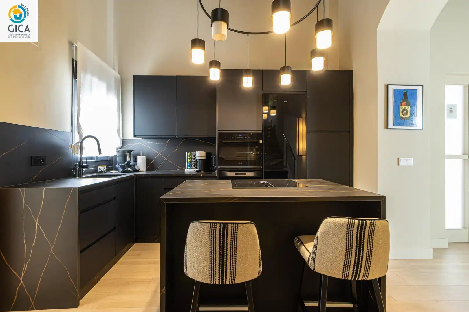 Küche von Maisonette zum Verkauf in Jerez de la Frontera mit Klimaanlage, Heizung und Whirlpool