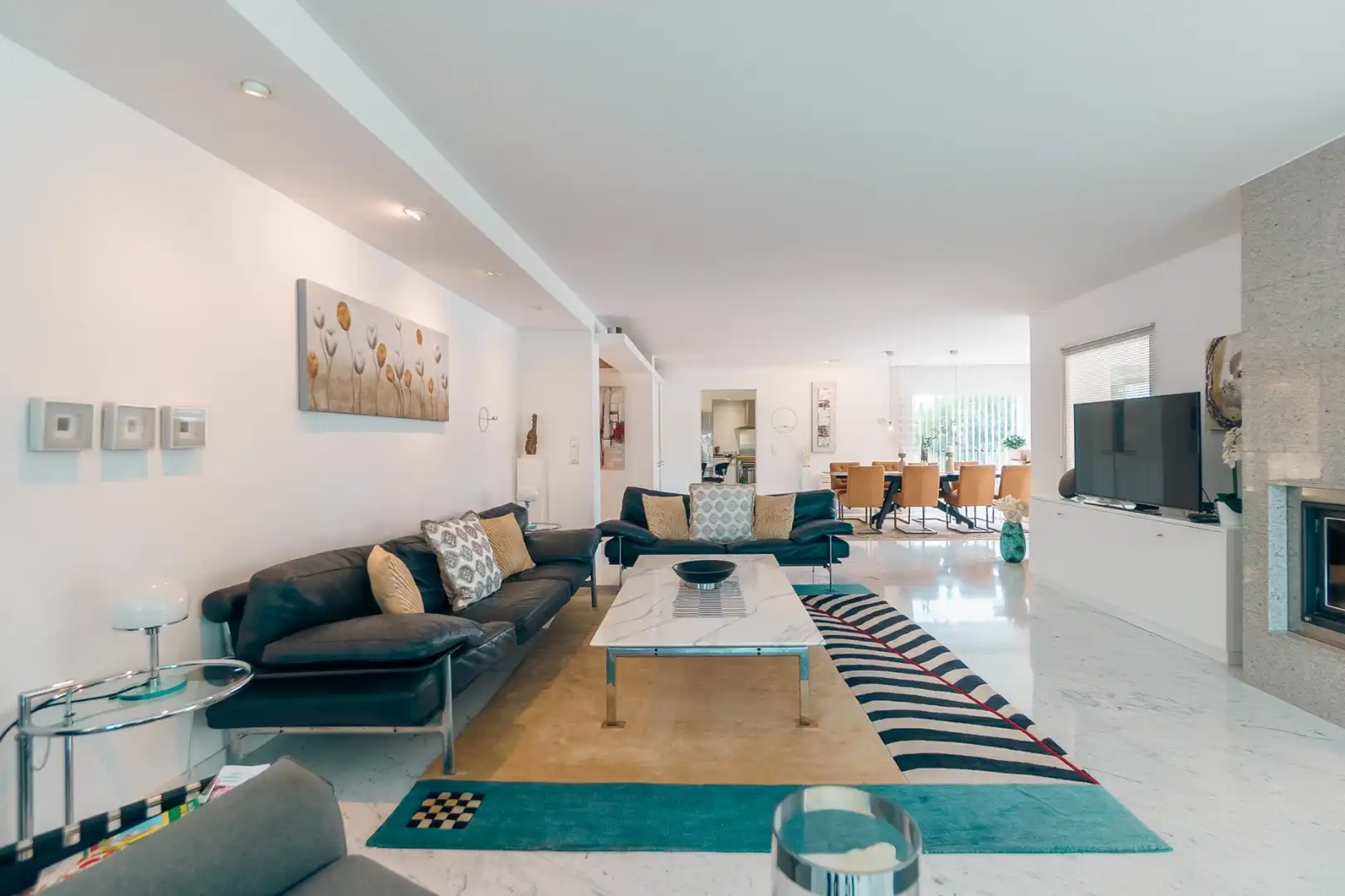 Sala de estar de Casa o chalet en venta en L'Alfàs del Pi con Terraza y Piscina