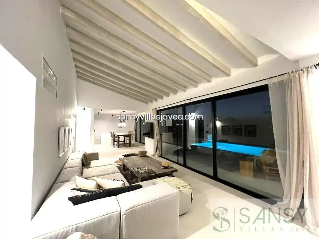 Living room of Houses for sale in Jávea / Xàbia  with Air Conditioner and Storage room