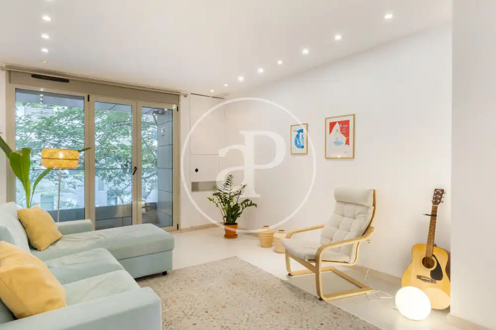Sala de estar de Piso en venta en Valencia con Aire acondicionado, Calefacción y Jardín privado