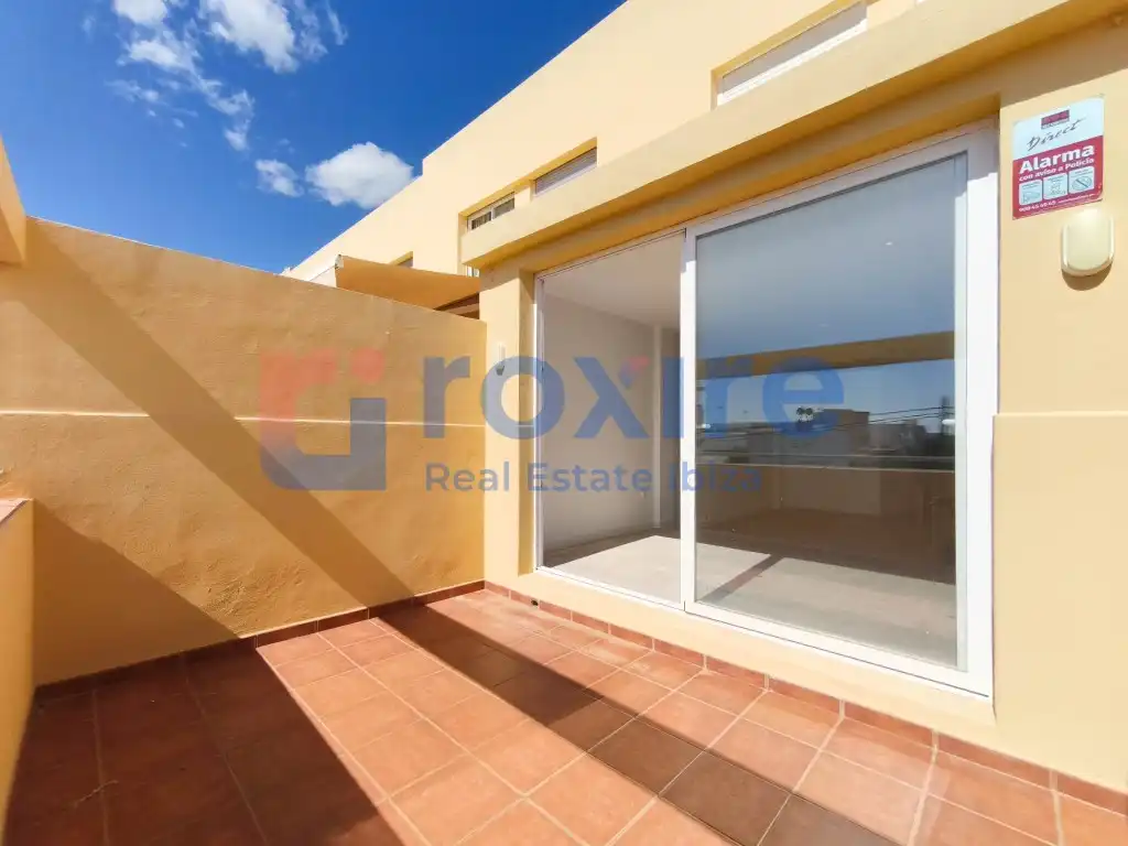 Terrasse von Maisonette zum Verkauf in Sant Josep de sa Talaia mit Klimaanlage, Heizung und Terrasse
