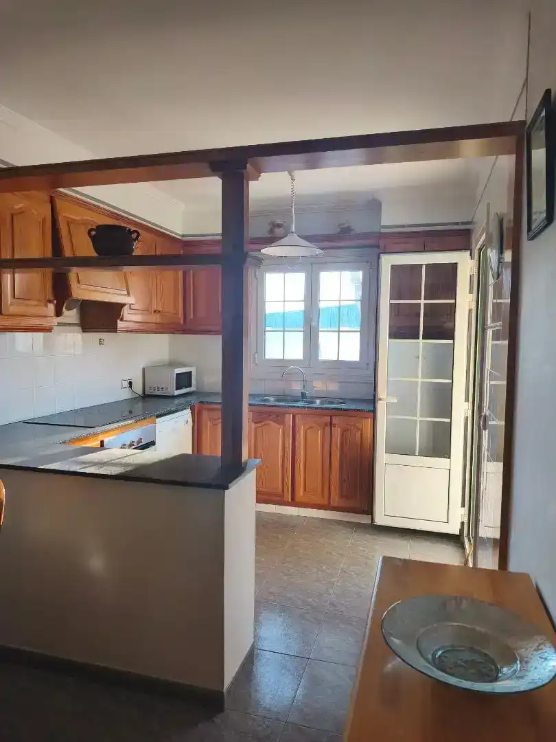 Cocina de Piso en venta en Es Mercadal con Jardín privado, Amueblado y Balcón