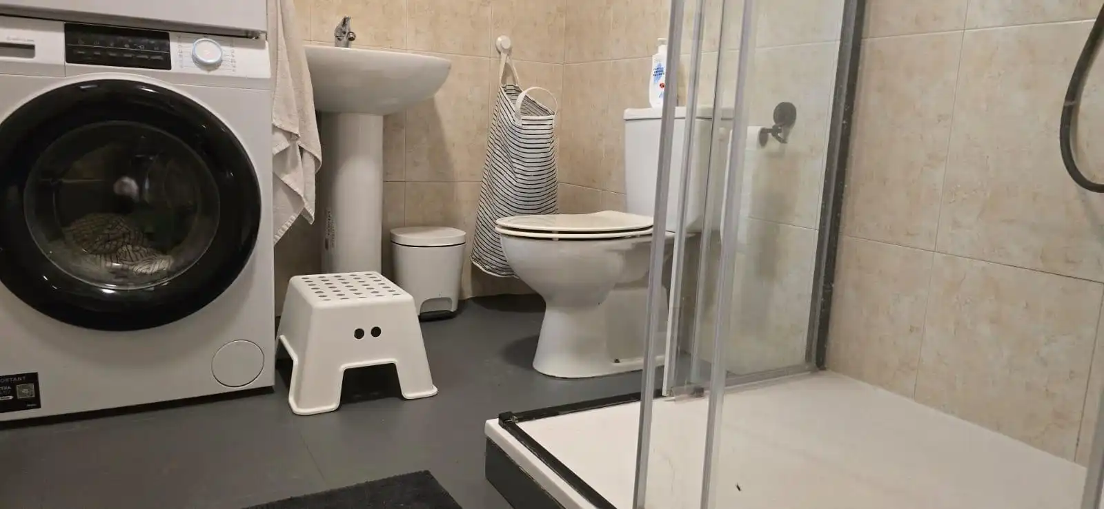 Baño de Casa o chalet en venta en Fuente Álamo de Murcia con Aire acondicionado, Calefacción y Jardín privado