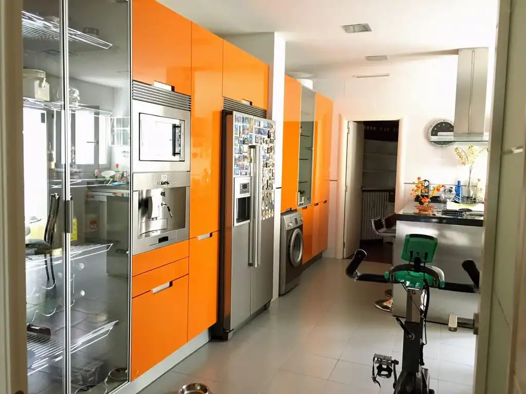Küche von Wohnung zur Miete in Madrid mit Klimaanlage, Heizung und Parkett
