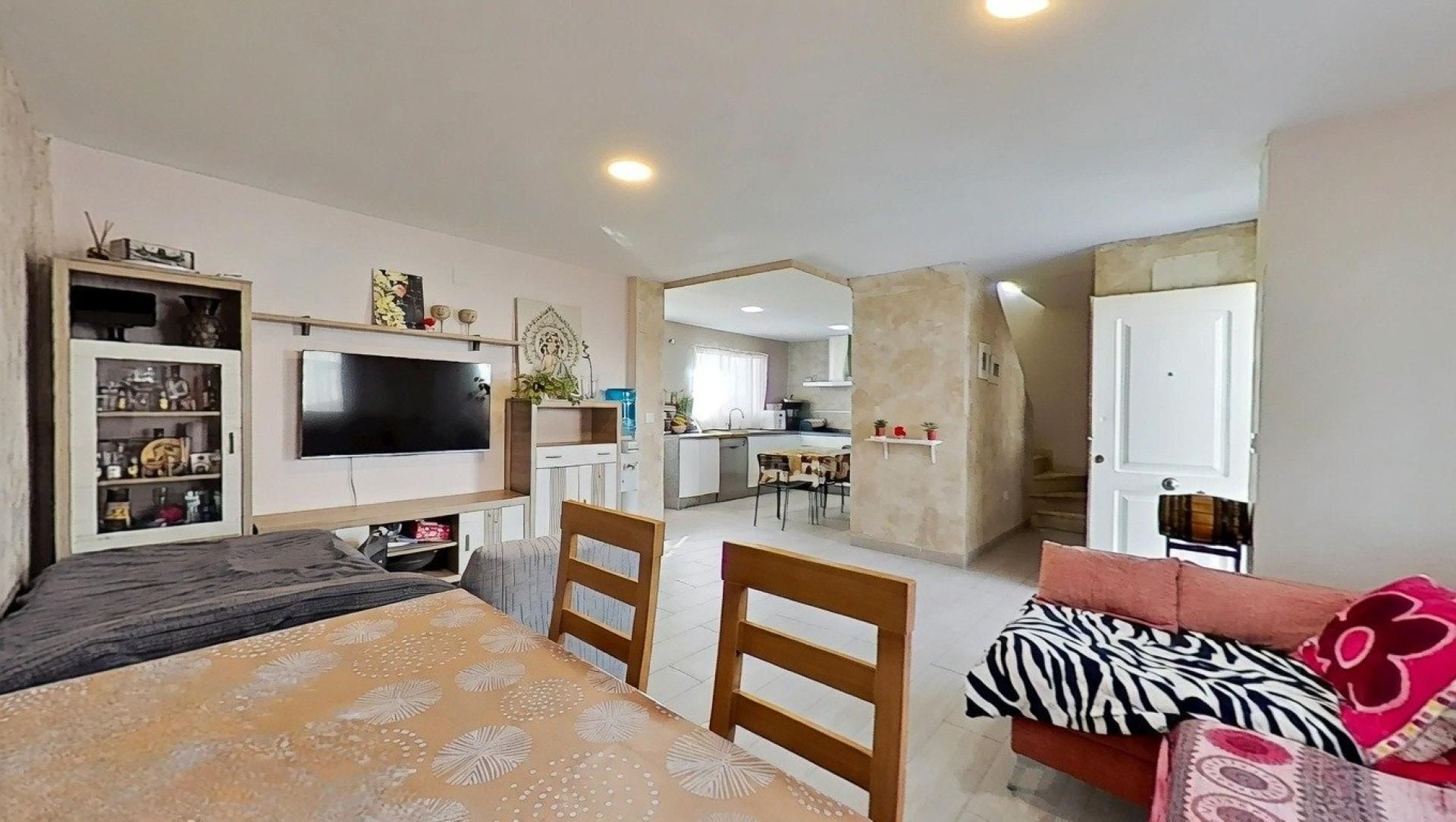 Sala de estar de Casa adosada en venta en El Cuervo de Sevilla