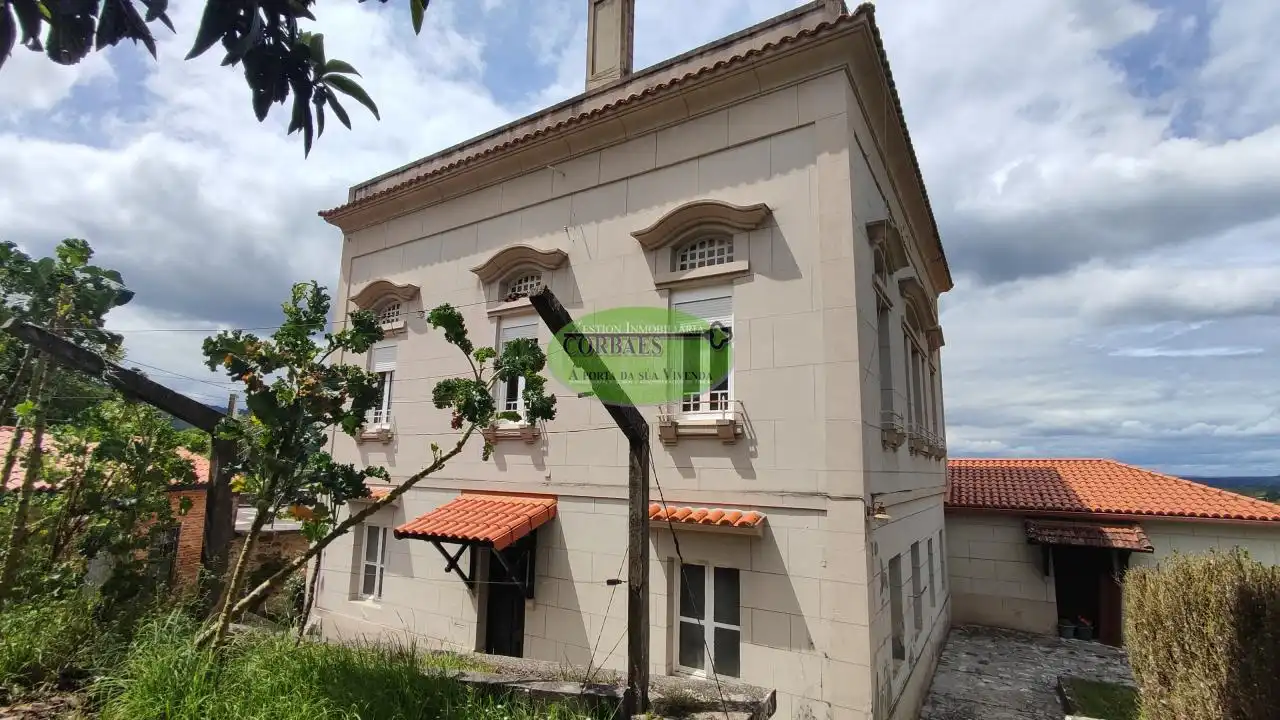 Vista exterior de Casa o chalet en venta en Ramirás con Calefacción, Jardín privado y Piscina