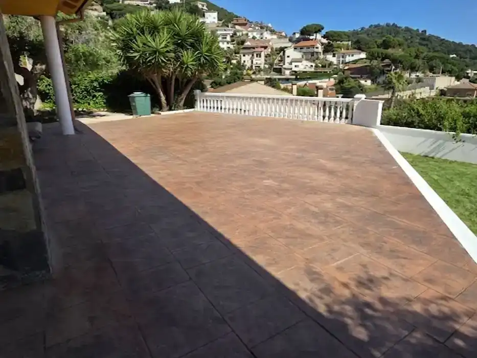 Terrassa de Casa o xalet de lloguer en Sant Fost de Campsentelles amb Terrassa, Piscina i Balcó