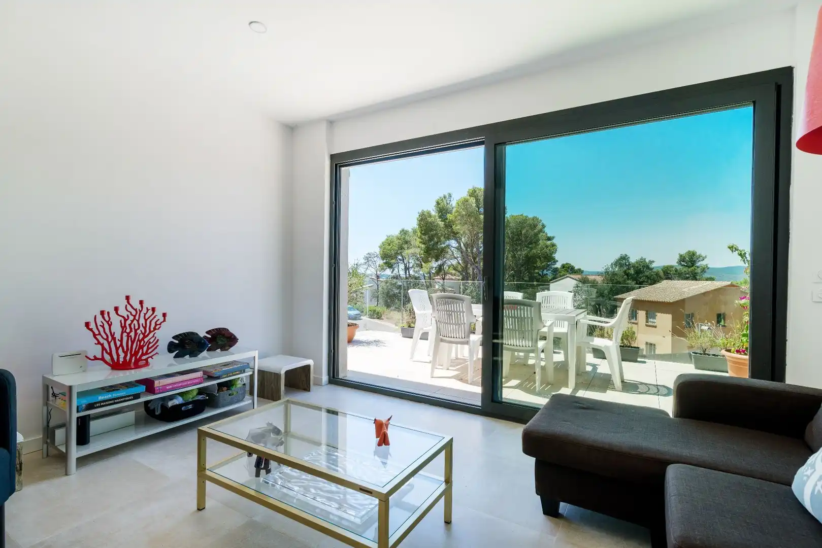 Sala d'estar de Casa adosada en venda en Palafrugell amb Aire condicionat, Calefacció i Jardí privat