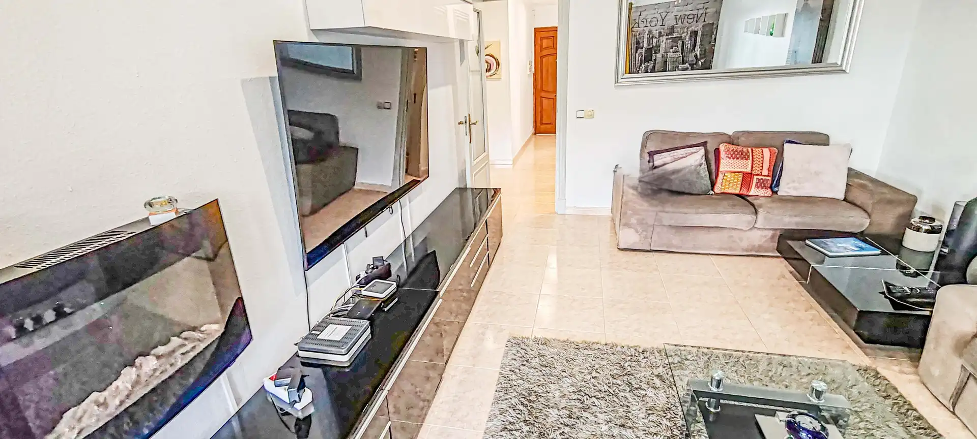 Sala d'estar de Pis en venda en Calvià amb Aire condicionat, Calefacció i Terrassa