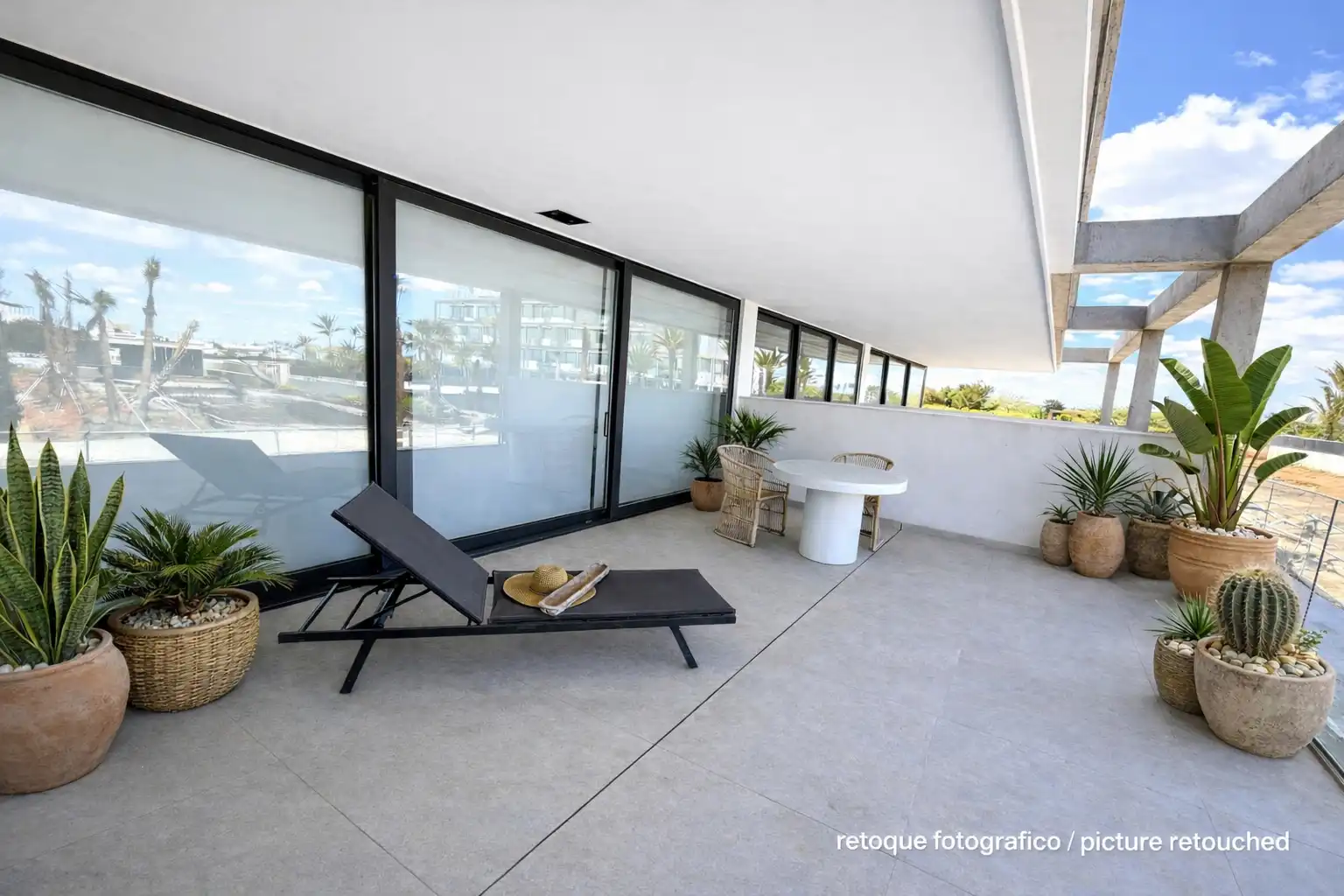 Terrasse von Erdgeschoss zum Verkauf in Cartagena mit Klimaanlage, Heizung und Privatgarten