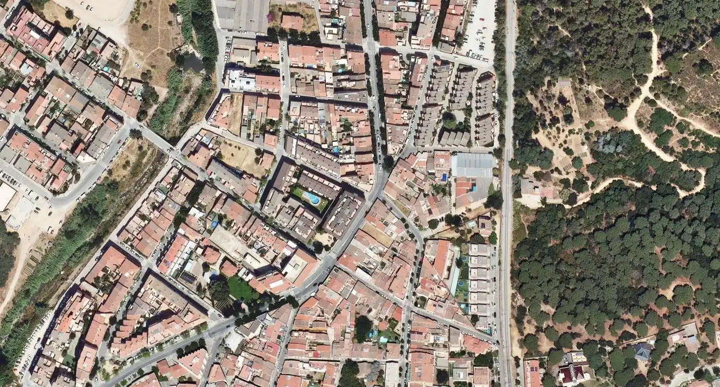 Vista exterior de Pis en venda en La Garriga