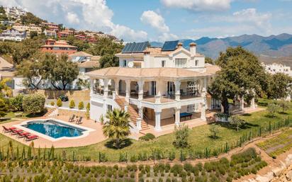 Vista exterior de Casa o xalet en venda en Ojén amb Aire condicionat, Terrassa i Piscina