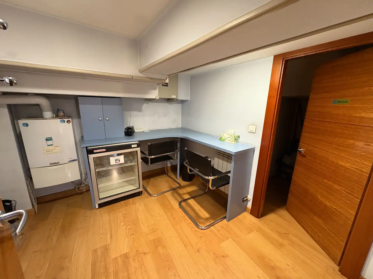 Cocina de Local de alquiler en Valladolid con Aire acondicionado, Calefacción y Amueblado