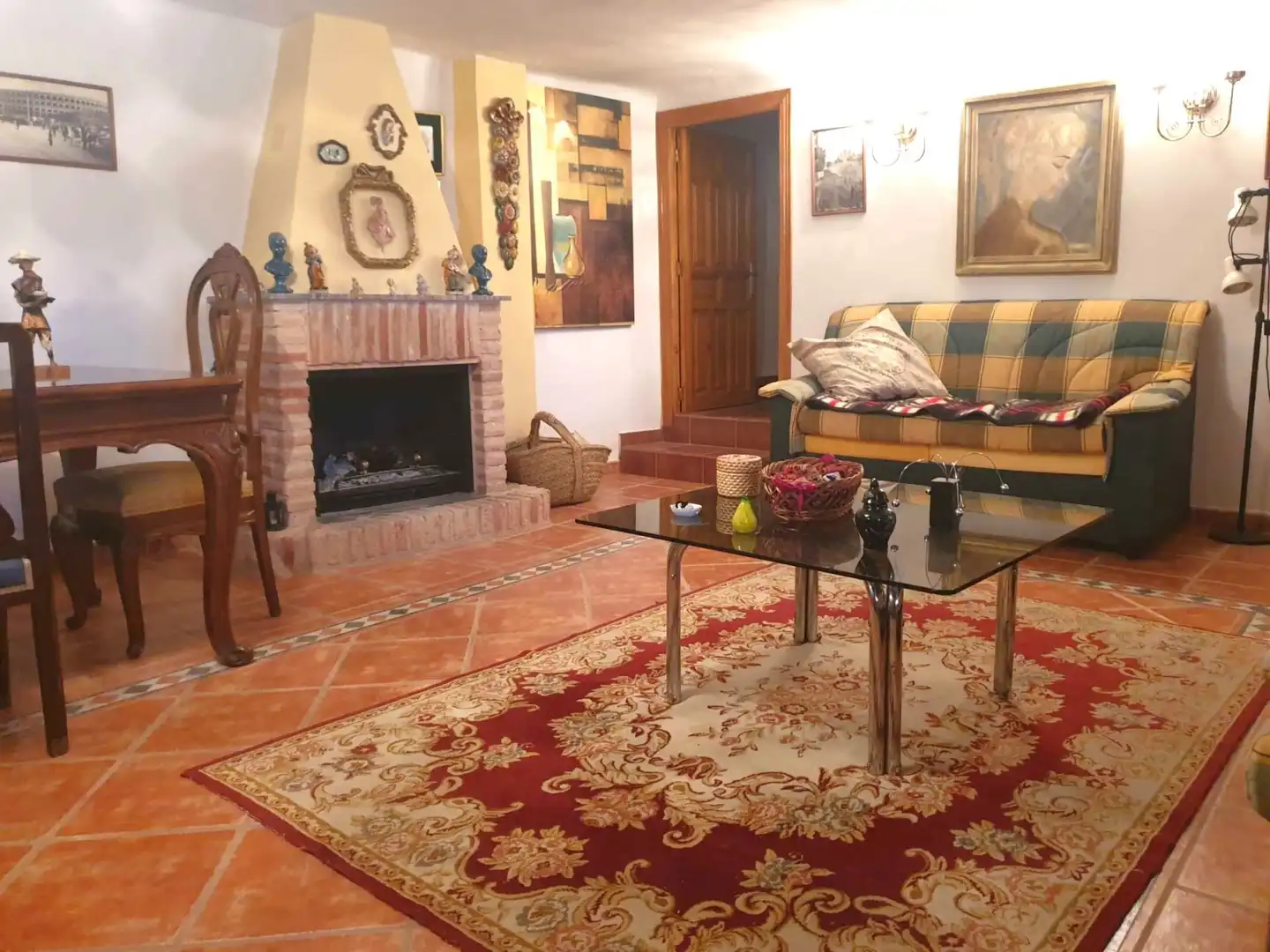 Sala d'estar de Finca rústica en venda en Ariza amb Calefacció i Traster