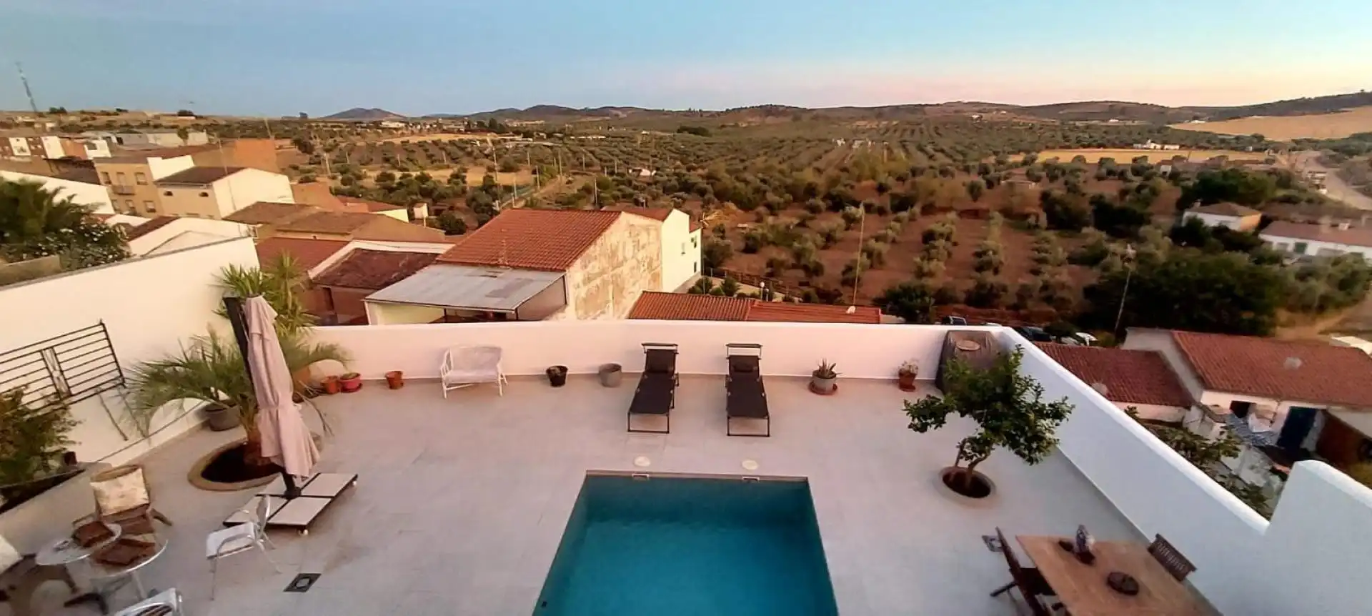 Terraza de Casa adosada en venta en Zalamea de la Serena con Aire acondicionado, Calefacción y Terraza
