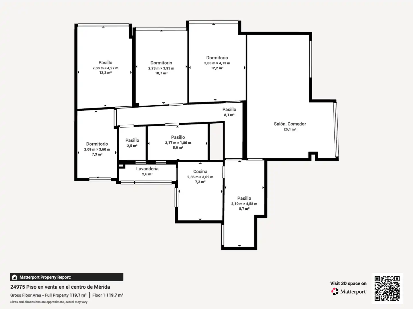 Piso en venta en Mérida con Calefacción, Parquet y Balcón