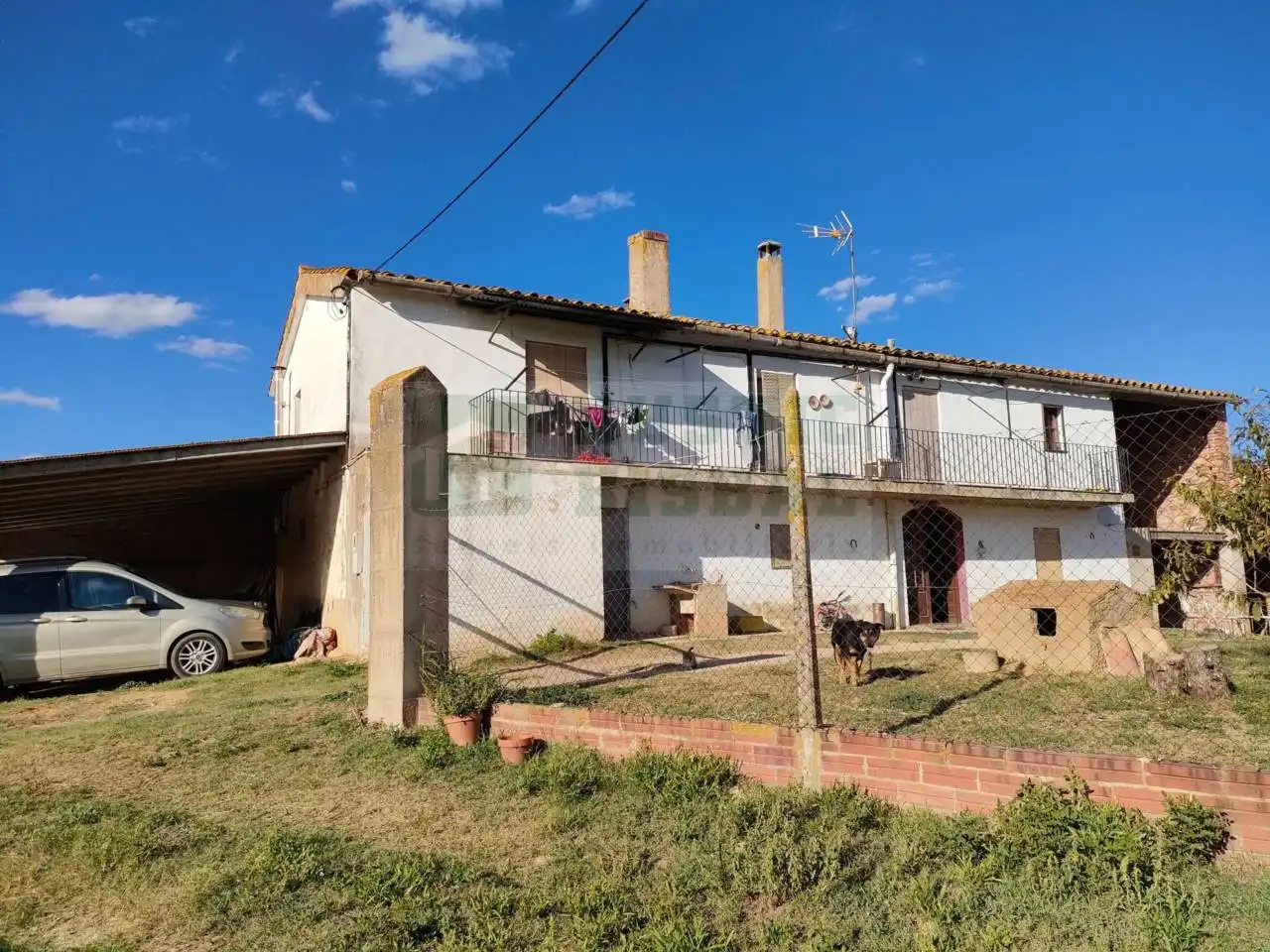 Vista exterior de Finca rústica en venda en Sant Jordi Desvalls amb Calefacció, Jardí privat i Terrassa