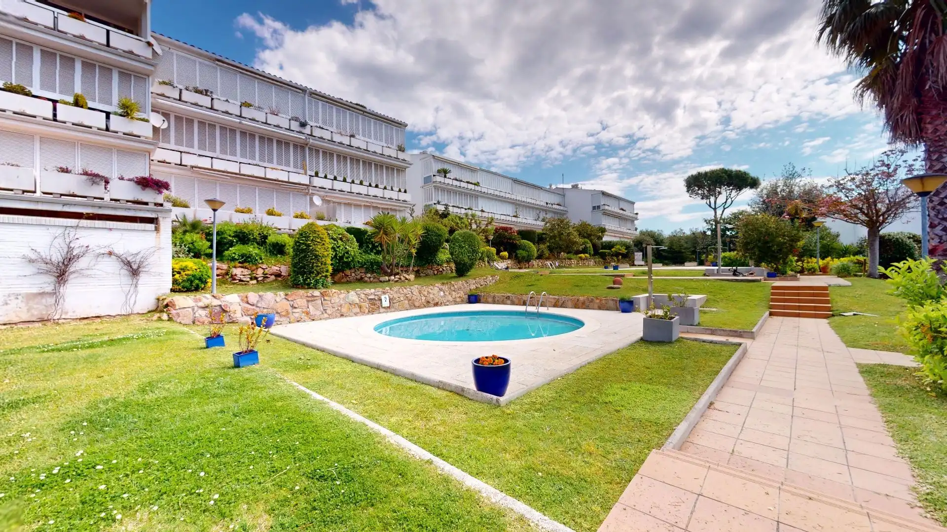 Piscina de Casa adosada en venta en Castell d'Aro, Platja d'Aro i s'Agaró con Aire acondicionado, Calefacción y Jardín privado