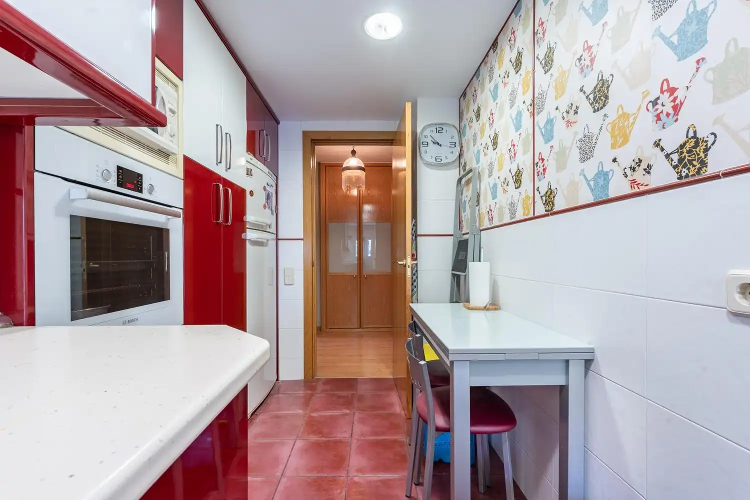 Kitchen of Flat for sale in Madrid  with Air Conditioner, Heating and Private garden