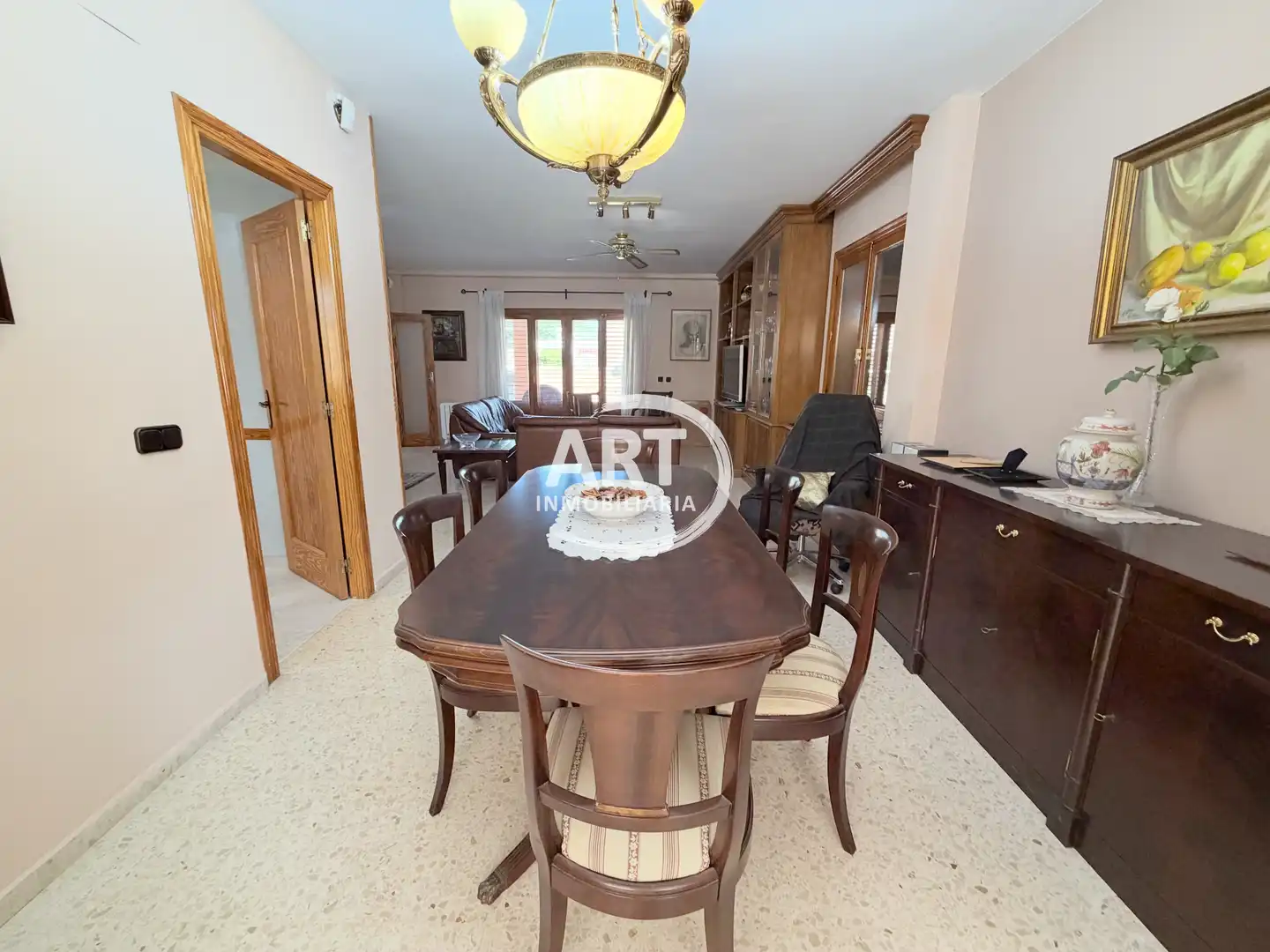 Dining room of Houses for sale in Riba-roja de Túria  with Air Conditioner, Heating and Private garden