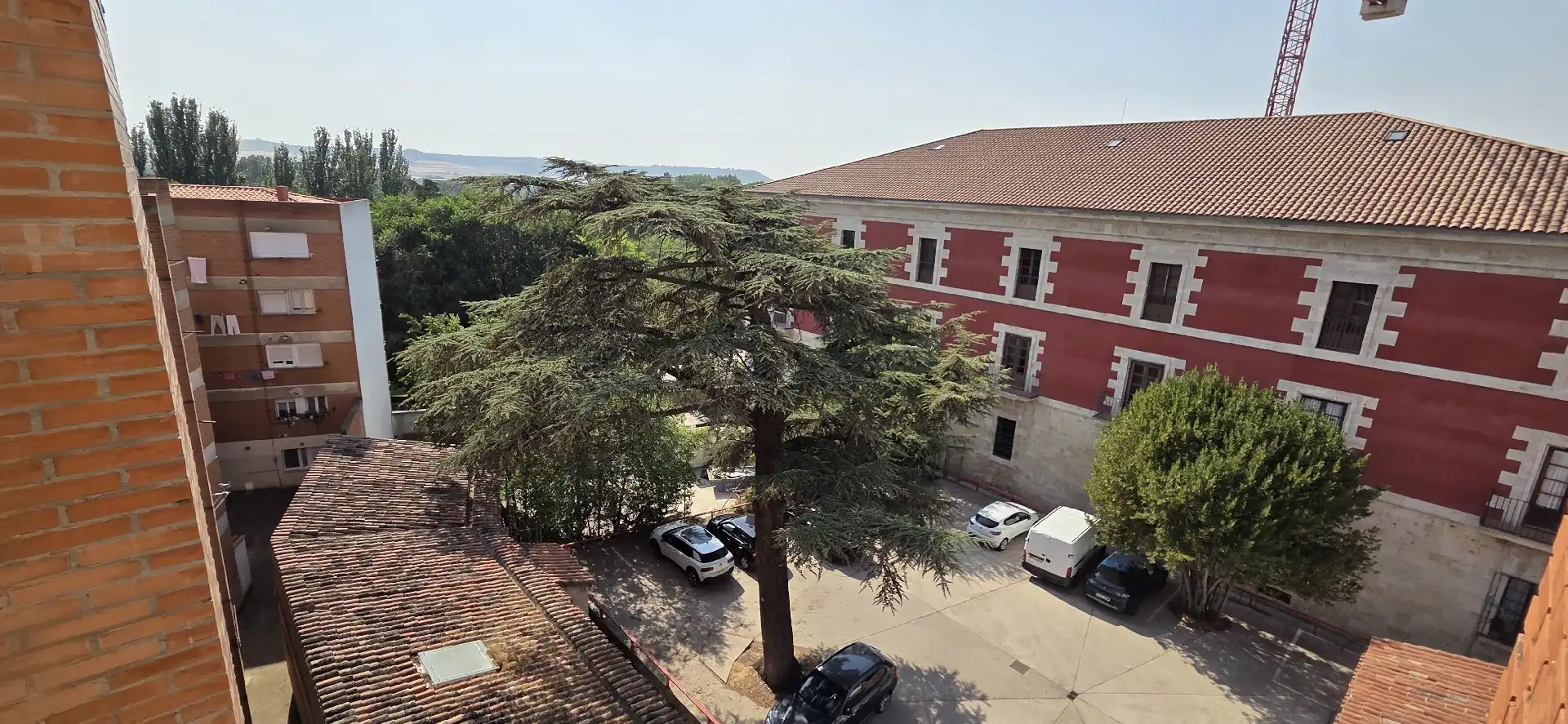 Vista exterior de Piso en venta en Palencia con Calefacción, Terraza y Amueblado