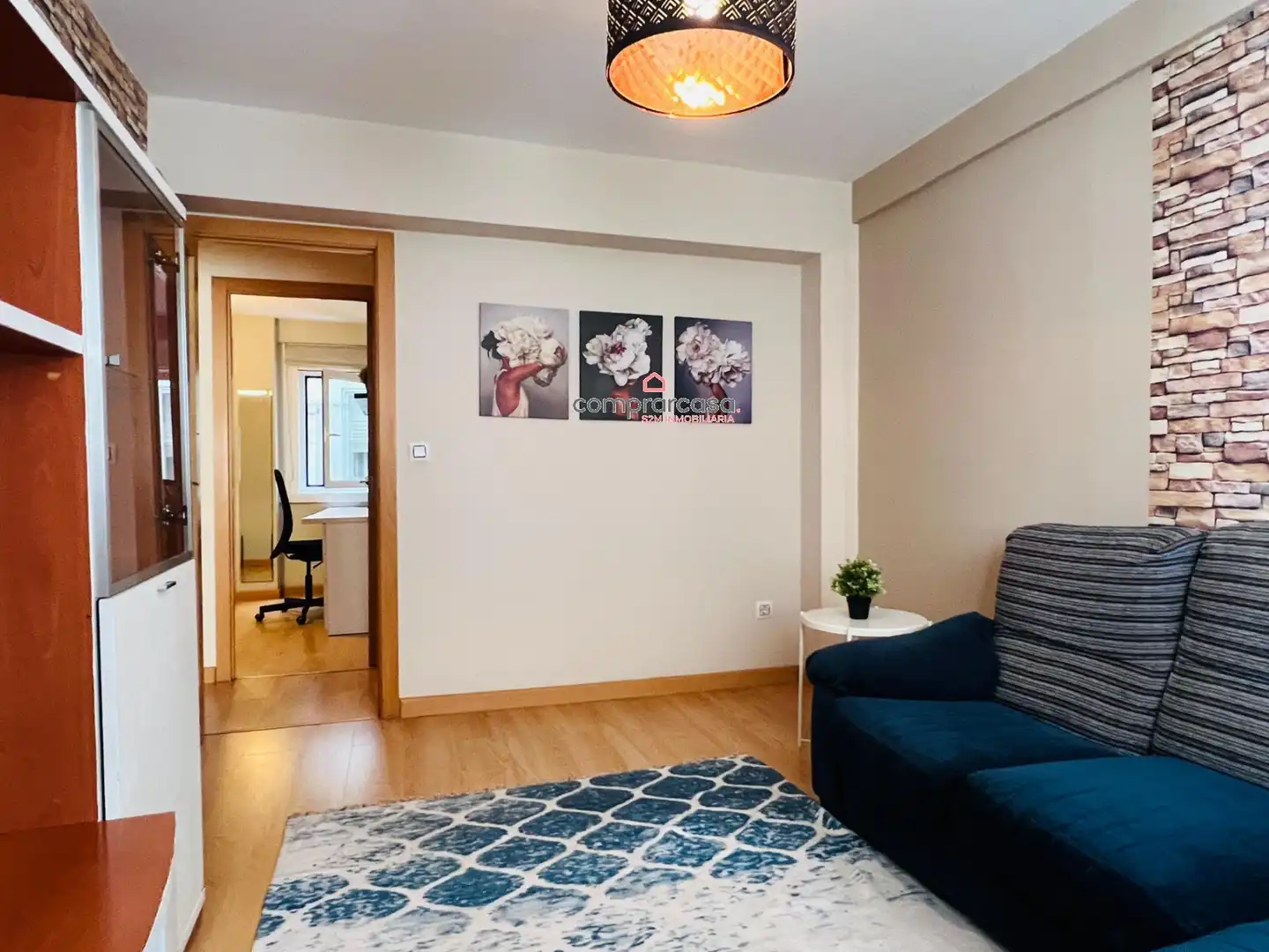Living room of Flat for rent in A Coruña Capital   with Furnished