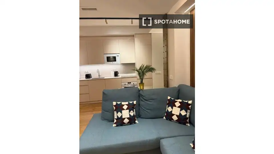 Sala de estar de Piso de alquiler en Chamberí