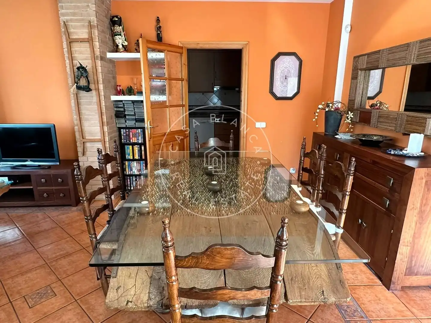 Dining room of Houses for sale in Lloret de Mar  with Air Conditioner, Heating and Private garden