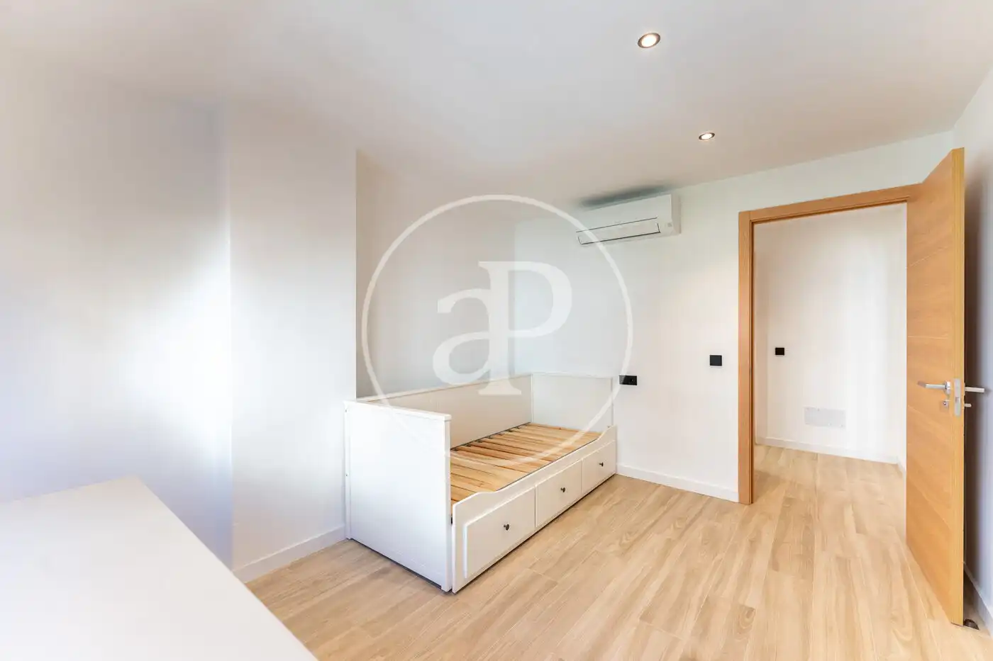 Schlafzimmer von Wohnung zur Miete in  Palma de Mallorca mit Klimaanlage, Heizung und Haustiere erlaubt